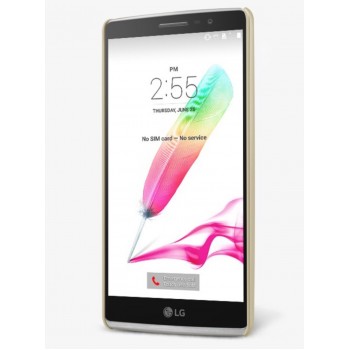 G4 Stylus dėklas auksinis "Nillkin" Frosted Shield + plėvelė
